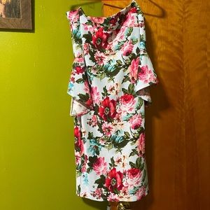 Floral off the shoulder dress